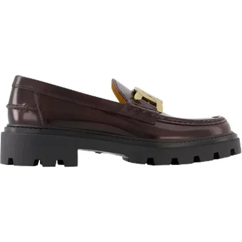 Leather flats , female, Sizes: 5 UK - TOD'S - Modalova