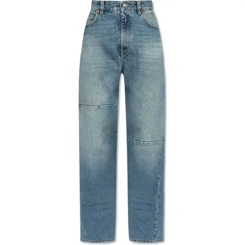 Straight Jeans, male, , Size: W29 Jeans with stitching - MM6 Maison Margiela - Modalova