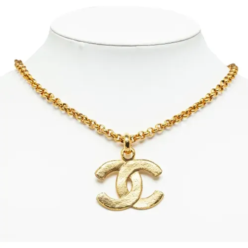 Pre-owned Jewellery, female, , Size: ONE SIZE Pre-owned Gold necklaces - Chanel Vintage - Modalova