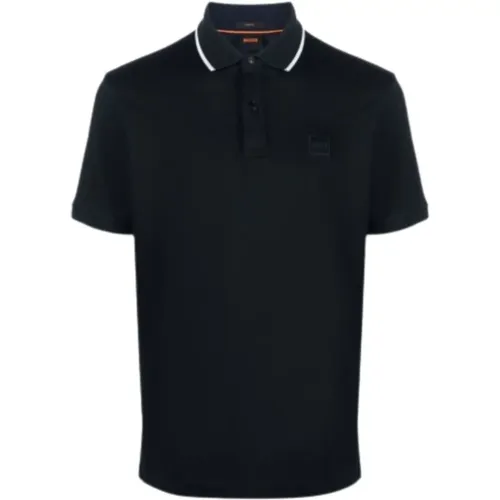 Polo Shirts, male, , Size: XL Slim Fit Polo Shirt Dark - Hugo Boss - Modalova