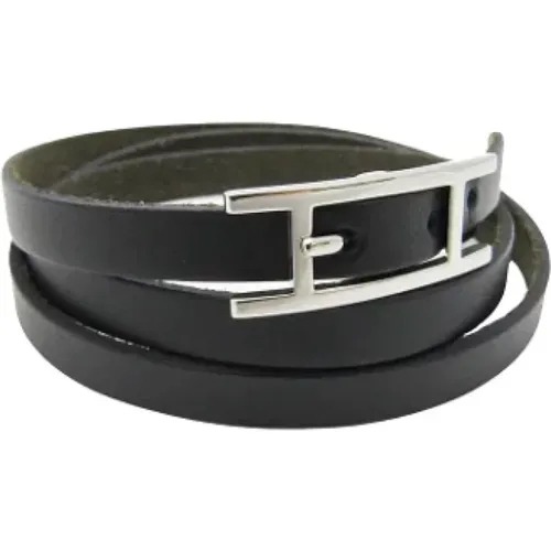 Pre-owned Jewellery, unisex, , Size: ONE SIZE Pre-owned Leather bracelets - Hermès Vintage - Modalova