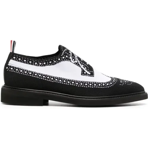 Trompe Loeil Loafers , male, Sizes: 6 1/2 UK, 5 1/2 UK, 6 UK, 7 1/2 UK - Thom Browne - Modalova