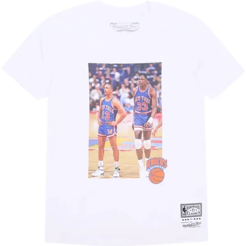 T-Shirts, male, , Size: XL NBA Player Photo Tee - Mitchell & Ness - Modalova