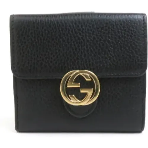 Pre-owned Wallets, female, , Size: ONE SIZE Pre-owned Leather wallets - Gucci Vintage - Modalova