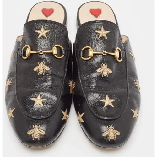 Pre-owned Leather mules , female, Sizes: 8 UK - Gucci Vintage - Modalova