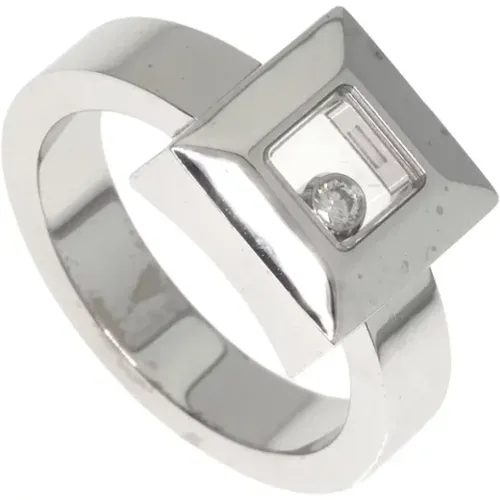 Pre-owned Jewellery, female, , Size: ONE SIZE Pre-owned White Gold rings - Chopard Pre-owned - Modalova