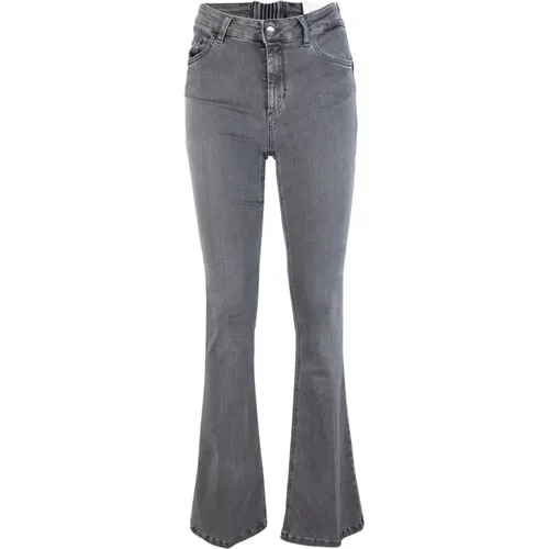 Flare denim jeans with stretch cotton , female, Sizes: W31, W32, W30, W28, W26, W33 - Liu Jo - Modalova