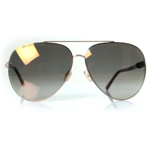 Pre-owned Fabric sunglasses , female, Sizes: ONE SIZE - Jimmy Choo Pre-owned - Modalova