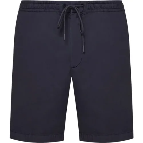 Elastische Baumwoll-Popeline-Relaxed-Fit-Shorts - Hugo Boss - Modalova