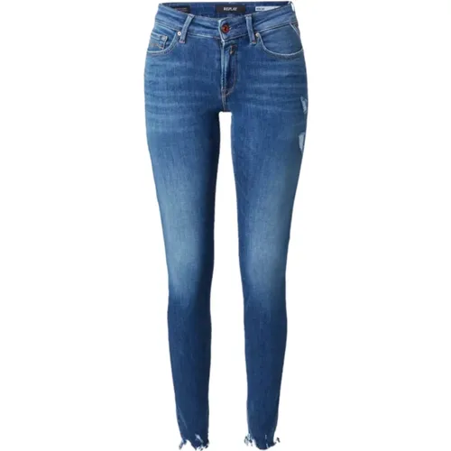 Slimfit Blaue Jeans Replay - Replay - Modalova