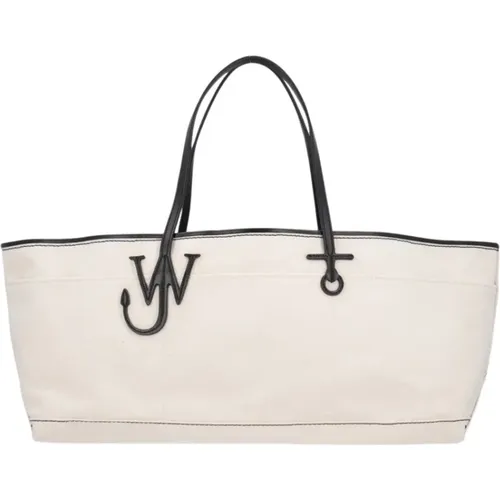 Anchor Stretch Tote Bag in Cotton , female, Sizes: ONE SIZE - JW Anderson - Modalova