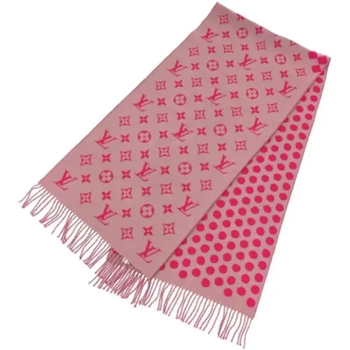 Pre-owned Scarves, female, , Size: ONE SIZE Pre-owned Wool scarves - Louis Vuitton Vintage - Modalova