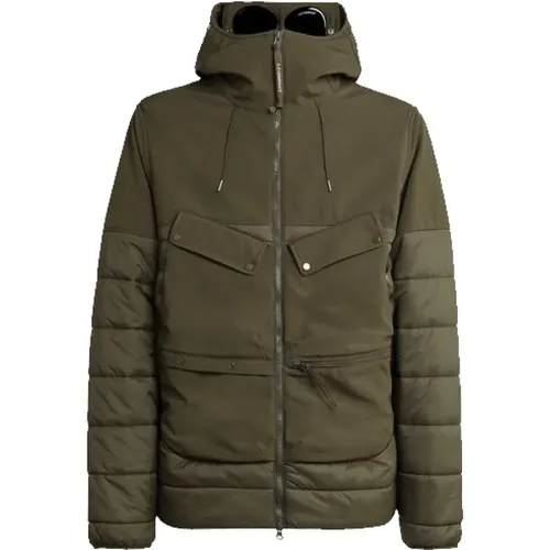 Adjustable Hooded Goggle Jacket , male, Sizes: 2XL, S - C.P. Company - Modalova
