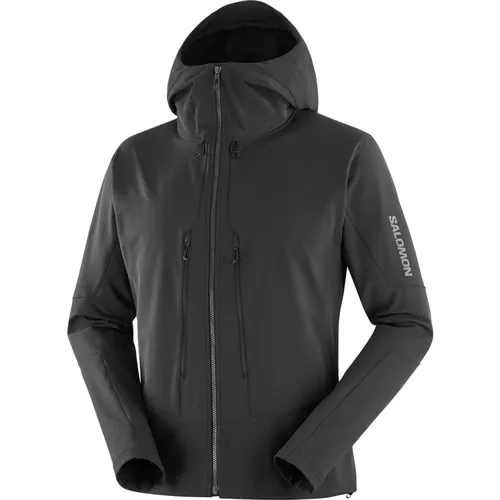 Schwarze Outpeak Softshell Jacke , Herren, Größe: S - Salomon - Modalova