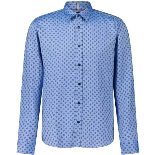 Geometric Pattern Shirt Liam , male, Sizes: M, 3XL, L, S, 4XL, XL, 2XL - Hugo Boss - Modalova