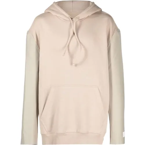 Layered Hooded Sweatshirt , male, Sizes: S - MM6 Maison Margiela - Modalova