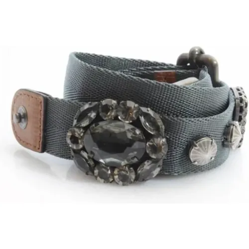 Pre-owned Accessories, female, , Size: ONE SIZE adjustable waist belt with stones - Marni Pre-owned - Modalova