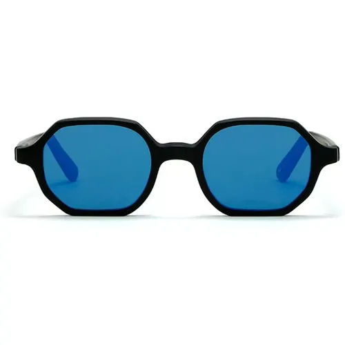 Hexagonal Sunglasses Zanzibar Minimalist Style , unisex, Sizes: 58 MM - L.g.r - Modalova