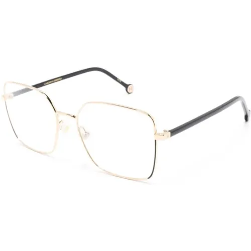 Goldene Optische Brille, vielseitig und stilvoll , Damen, Größe: 53 MM - Carolina Herrera - Modalova