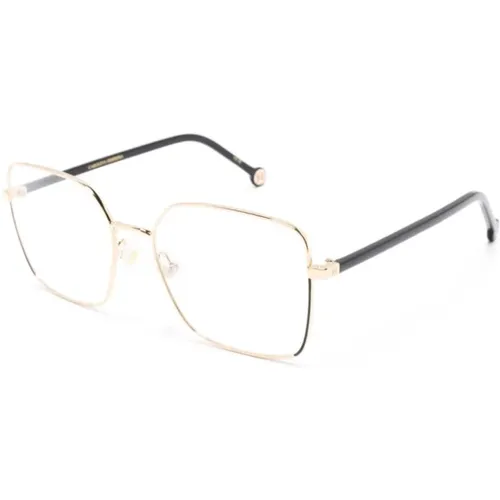 Goldene Optische Brille, vielseitig und stilvoll , Damen, Größe: 55 MM - Carolina Herrera - Modalova