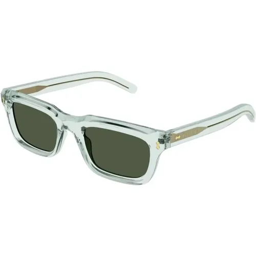 Grüne Rahmen Sonnenbrille mit Grünen Gläsern - Gucci - Modalova