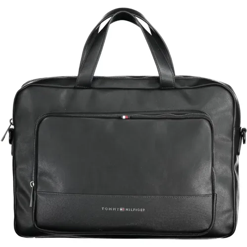 Laptop Bags & Cases, male, , Size: ONE SIZE Men's Briefcase Laptop Compartment - Tommy Hilfiger - Modalova