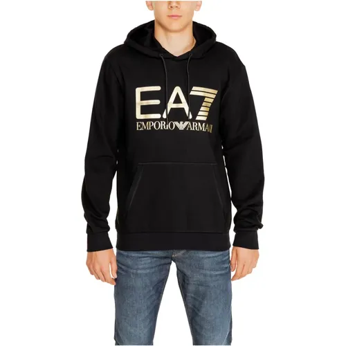 Hoodies, male, , Size: XL Printed Hooded Sweatshirt - Emporio Armani EA7 - Modalova