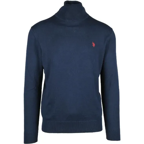 Turtlenecks, male, , Size: M Sweater for Men - U.s. Polo Assn. - Modalova