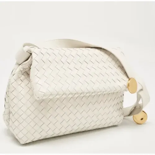 Pre-owned Cross Body Bags, female, , Size: ONE SIZE Pre-owned Leather shoulder-bags - Bottega Veneta Vintage - Modalova