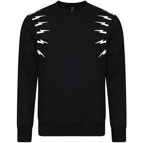 Schwarzer Sweatshirt Pbjs333A G517S 524 - Neil Barrett - Modalova