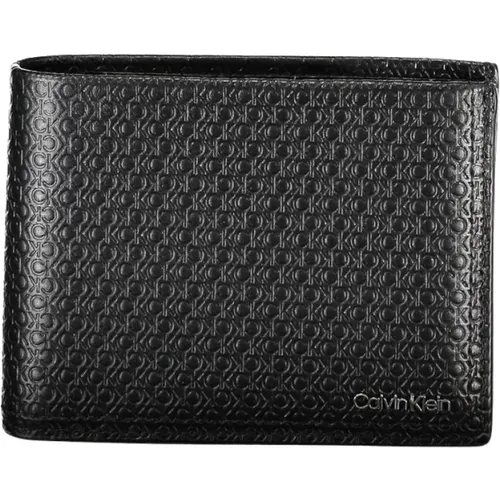 Wallets & Cardholders, male, , Size: ONE SIZE Leather Wallet - Calvin Klein - Modalova