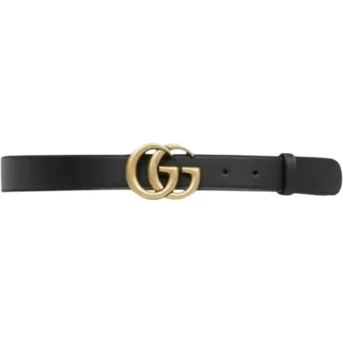 Belt with Double G Buckle Gucci - Gucci - Modalova