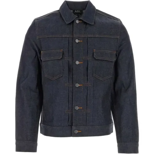 ジャケット・アウター SPIEWAX for A.P.C. MADE IN USA DOUBLEZIP A.P.C. Blue | Modalova