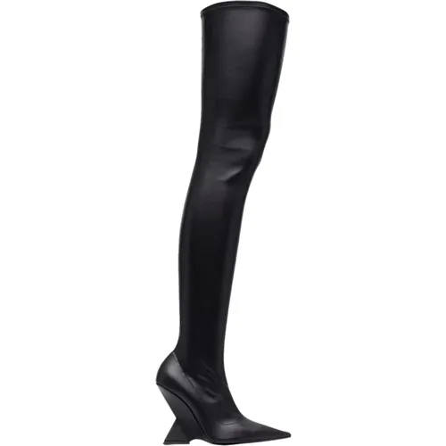 Knee-High Leather Boots , female, Sizes: 3 1/2 UK - The Attico - Modalova