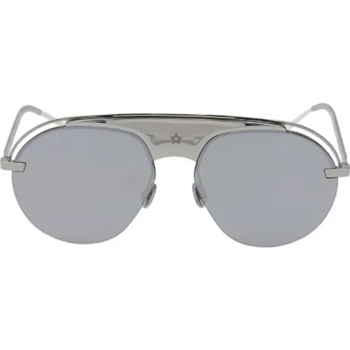 Pre-owned Accessories, female, , Size: ONE SIZE Pre-owned Silver sunglasses - Dior Vintage - Modalova