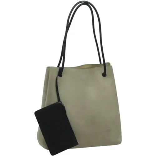 Pre-owned Tote Bags, female, , Size: ONE SIZE Pre-owned Suede gucci-bags - Gucci Vintage - Modalova