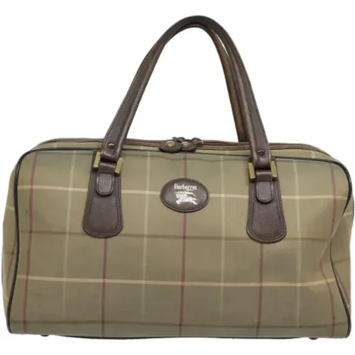 Pre-owned Weekend Bags, female, , Size: ONE SIZE Pre-owned Canvas travel-bags - Burberry Vintage - Modalova