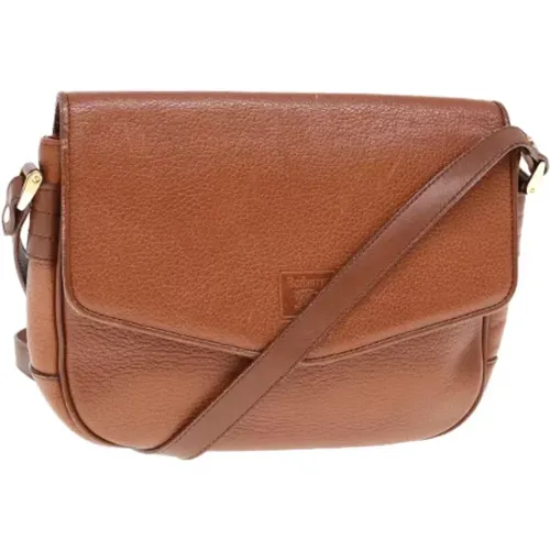 Pre-owned Cross Body Bags, female, , Size: ONE SIZE Pre-owned Leather shoulder-bags - Burberry Vintage - Modalova