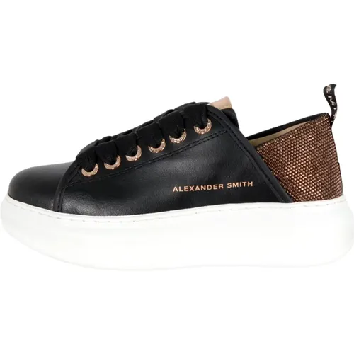 Leather Sneakers for Men and Women , female, Sizes: 3 UK - Alexander Smith - Modalova