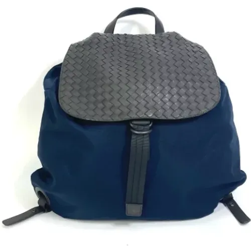 Pre-owned Backpacks, male, , Size: ONE SIZE Pre-owned Fabric shoulder-bags - Bottega Veneta Vintage - Modalova