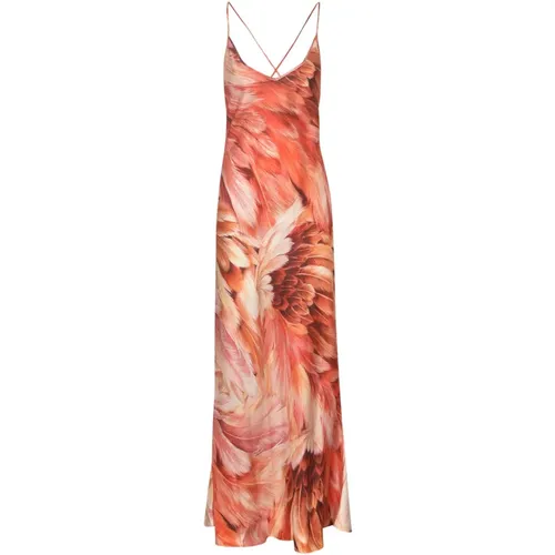 Orange Dress Collection , female, Sizes: L - Roberto Cavalli - Modalova