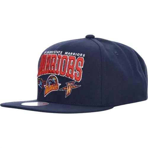 Caps, male, , Size: ONE SIZE NBA Champ Flat Brim Cap - Mitchell & Ness - Modalova