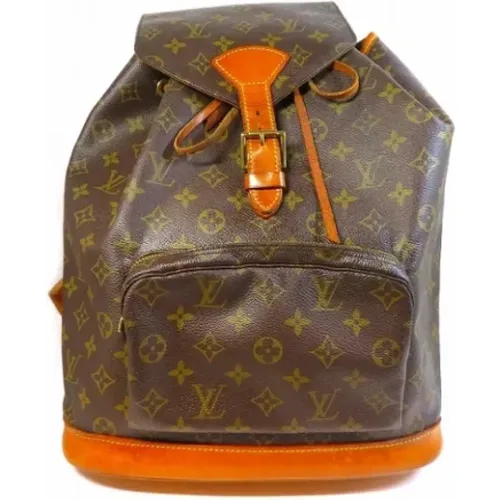 Pre-owned Backpacks, female, , Size: ONE SIZE Pre-owned Canvas louis-vuitton-bags - Louis Vuitton Vintage - Modalova