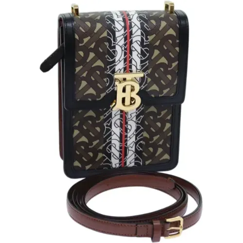 Pre-owned Cross Body Bags, female, , Size: ONE SIZE Pre-owned Canvas shoulder-bags - Burberry Vintage - Modalova