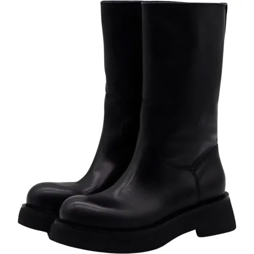 Padded Nature Nero Boots , female, Sizes: 7 UK, 4 UK, 8 UK - Strategia - Modalova