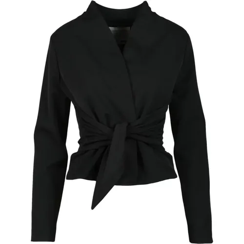 Eleganter Blazer mit Polyester-Mix , Damen, Größe: M - Alessia Santi - Modalova