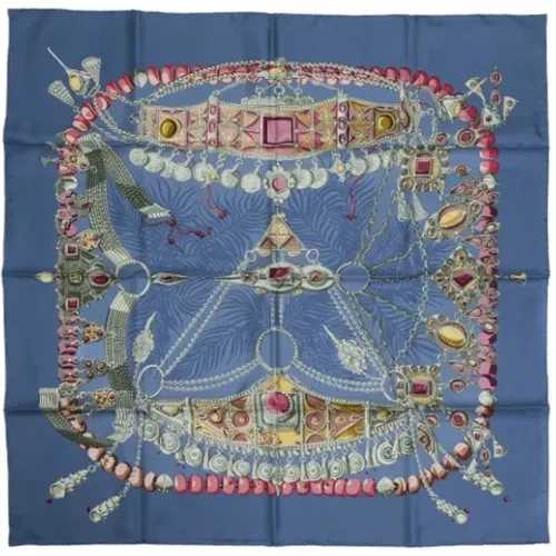 Pre-owned Scarves, female, , Size: ONE SIZE Pre-owned Silk scarves - Hermès Vintage - Modalova