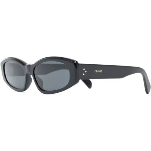 Schwarze Sonnenbrille mit Zubehör , Damen, Größe: 58 MM - Celine - Modalova