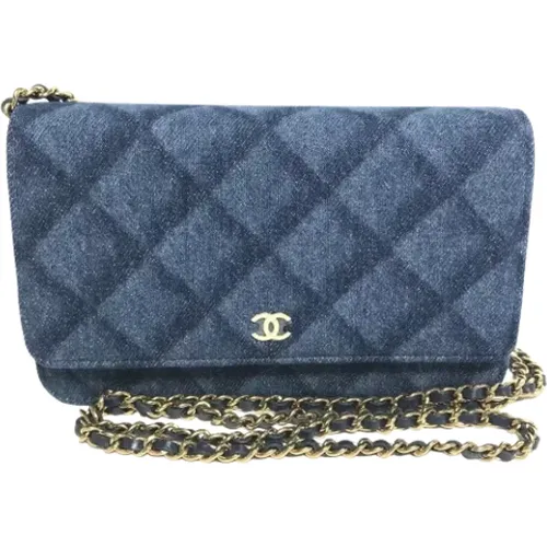 Pre-owned Cross Body Bags, female, , Size: ONE SIZE Pre-owned Denim chanel-bags - Chanel Vintage - Modalova