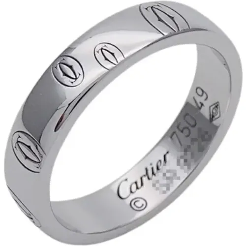 Pre-owned White Gold rings , female, Sizes: ONE SIZE - Cartier Vintage - Modalova